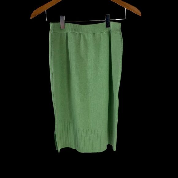 Rodier Women's Vintage Wool Blend Pull On Side Slit Skirt Sz 40/US Medium - Picture 2 of 7